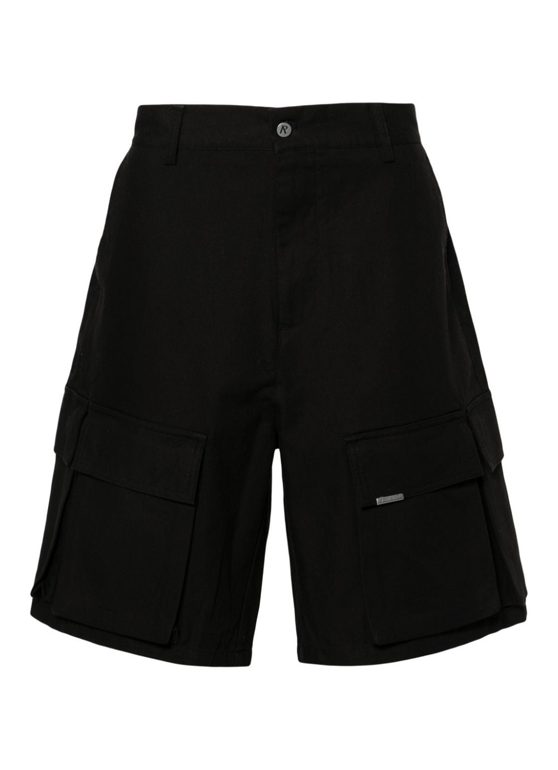 Pantalon corto represent short pant man baggy cotton cargo short mlm715 01 talla negro
 