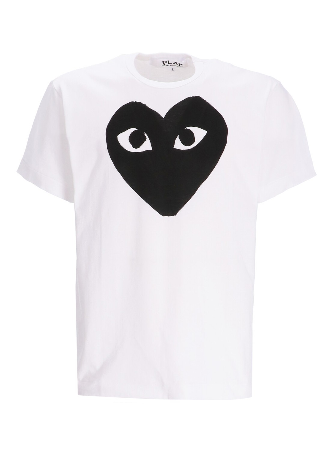 Camiseta comme des garcons t-shirt man play t-shirt men - black heart axt070051 white black talla bl
