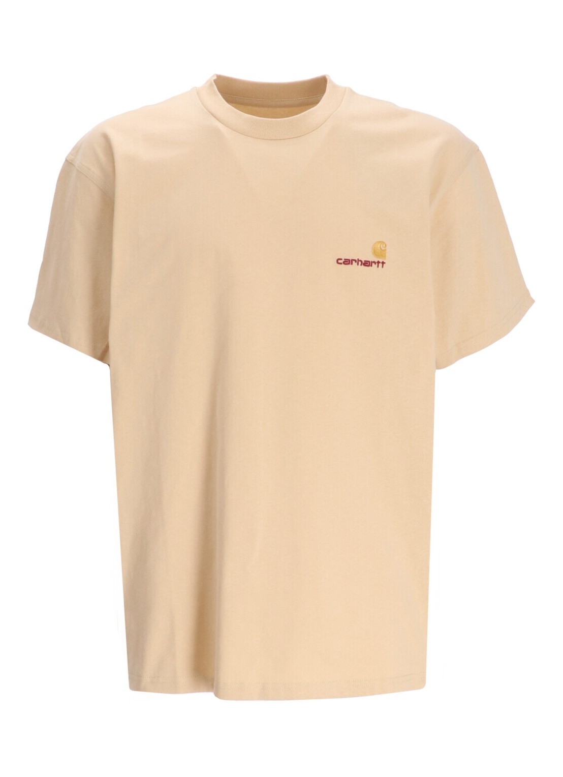 Camiseta carhartt t-shirt man s/s american script t-shir i029956 1yrxx talla beige
 
