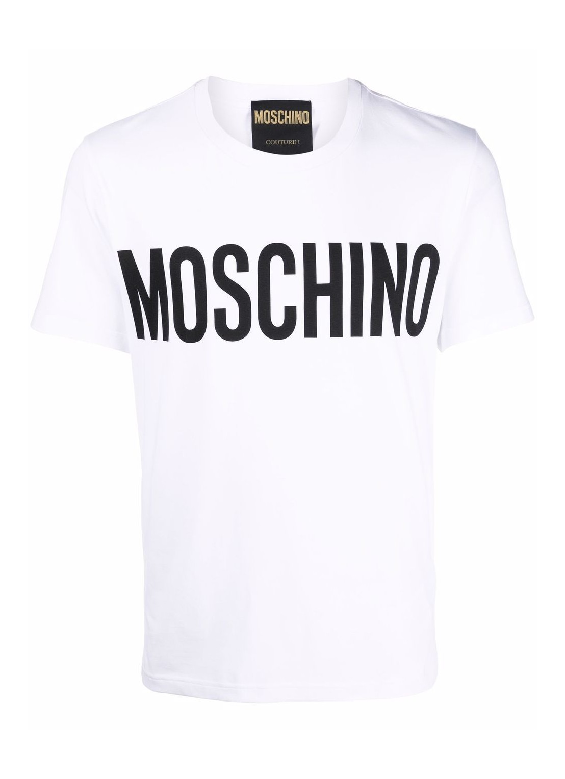 Camiseta moschino couture t-shirt manstretch cotton jersey - 07022039 a1001 talla 52
 