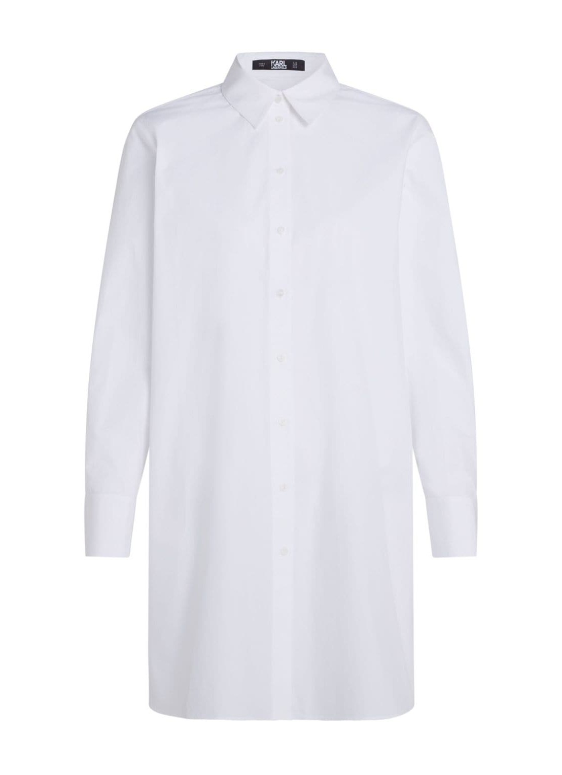 Camiseria karl lagerfeld shirt womanembroidered logo tunic - 241w1604 100 talla 40
 
