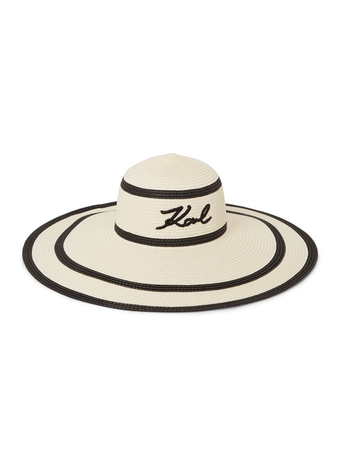 Gorras karl lagerfeld cap womank/signature stripe summer hat - 241w3416 a999 talla T/U
 
