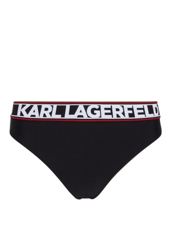 elongated logo bikini bottoms