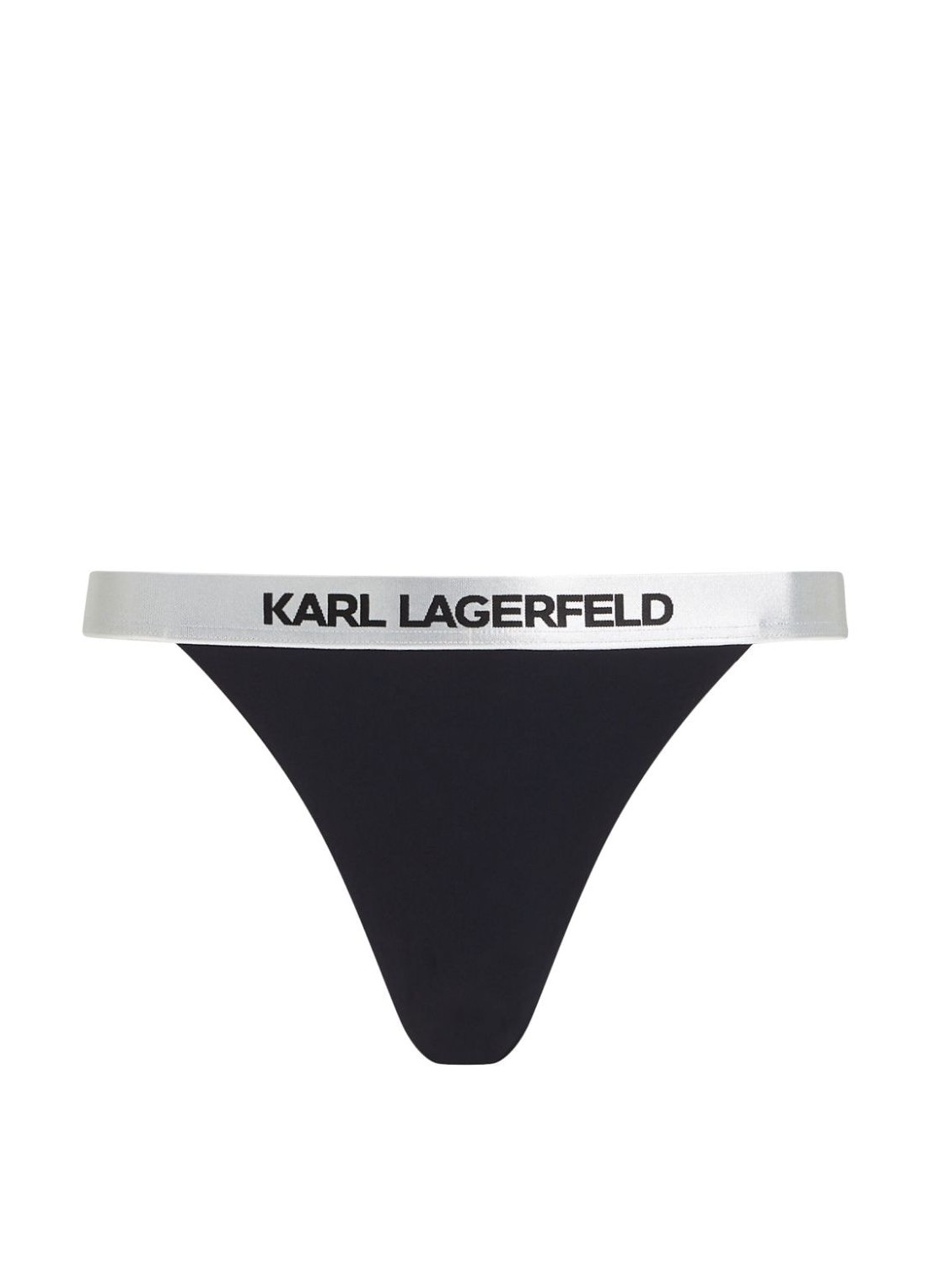 Bikini braga karl lagerfeld bikini panties womanlogo bikini bottom w/ elastic - 240w2219 999 talla M