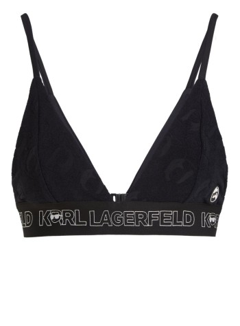 karl lagerfeld bikini sujetador mujer ikonik 2.0 towel triangle - 240w2227 999
