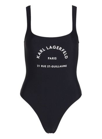 karl lagerfeld bañador mujer rsg logo swimsuit - 240w2274 999