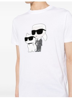 karl lagerfeld camiseta hombre t-shirt crewneck - 755061542241 10