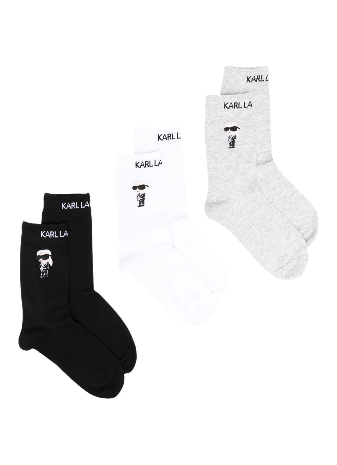 Calcetines karl lagerfeld socks womank/ikonik 2.0 socks 3 pack - 230w6001 972 talla multi
 