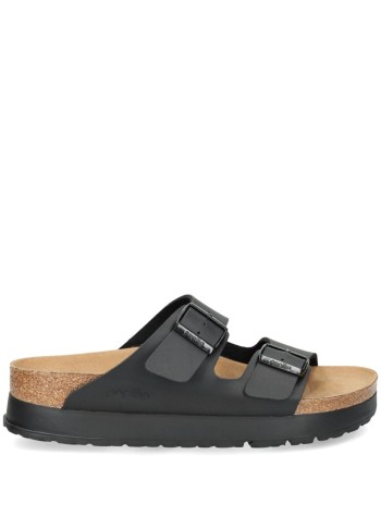 birkenstock flat shoe womanarizona platform flex bf black veg - 1027395 black