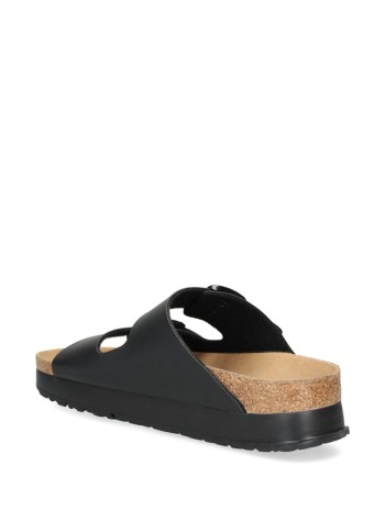 birkenstock planas mujer arizona platform flex bf black veg - 1027395 black 2
