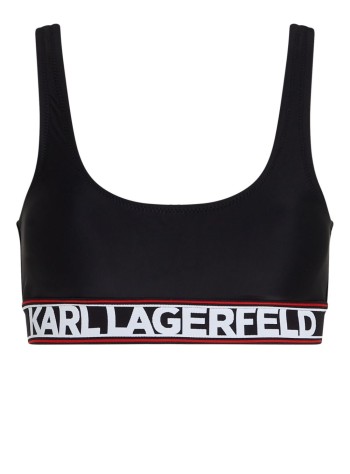 karl lagerfeld bikini sujetador mujer elongated logo bikini top - 240w2221 999