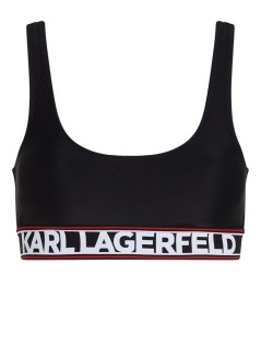 karl lagerfeld bikini sujetador mujer elongated logo bikini top - 240w2221 999