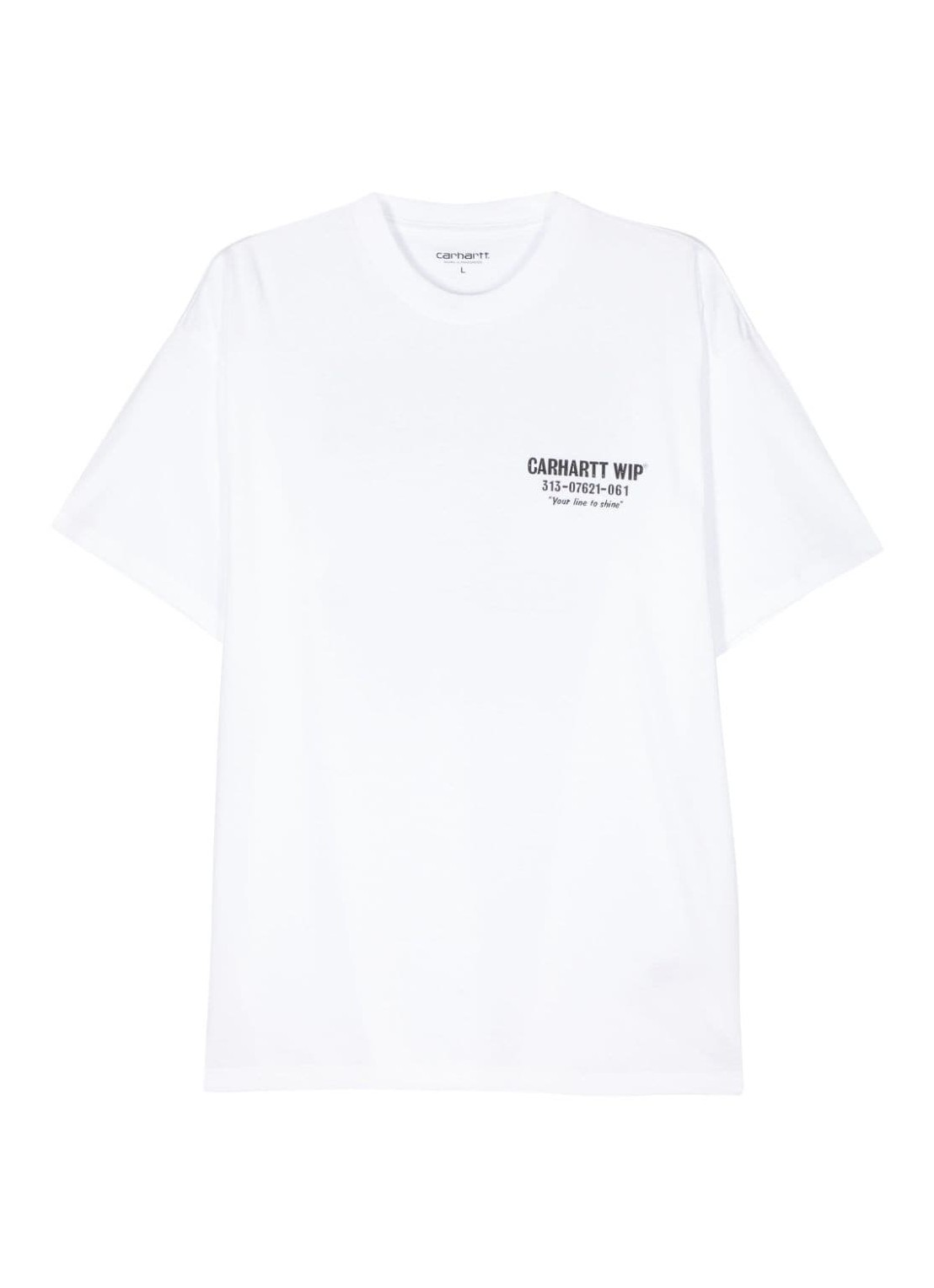 Camiseta carhartt t-shirt mans/s less troubles t-shirt - i033187 00axx talla S
 