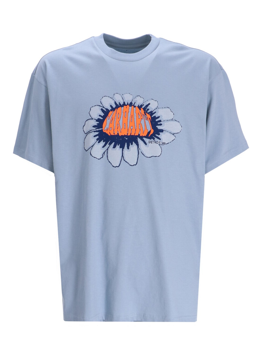 Camiseta carhartt t-shirt mans/s pixel flower t-shirt - i033161 0f4xx talla Azul
 