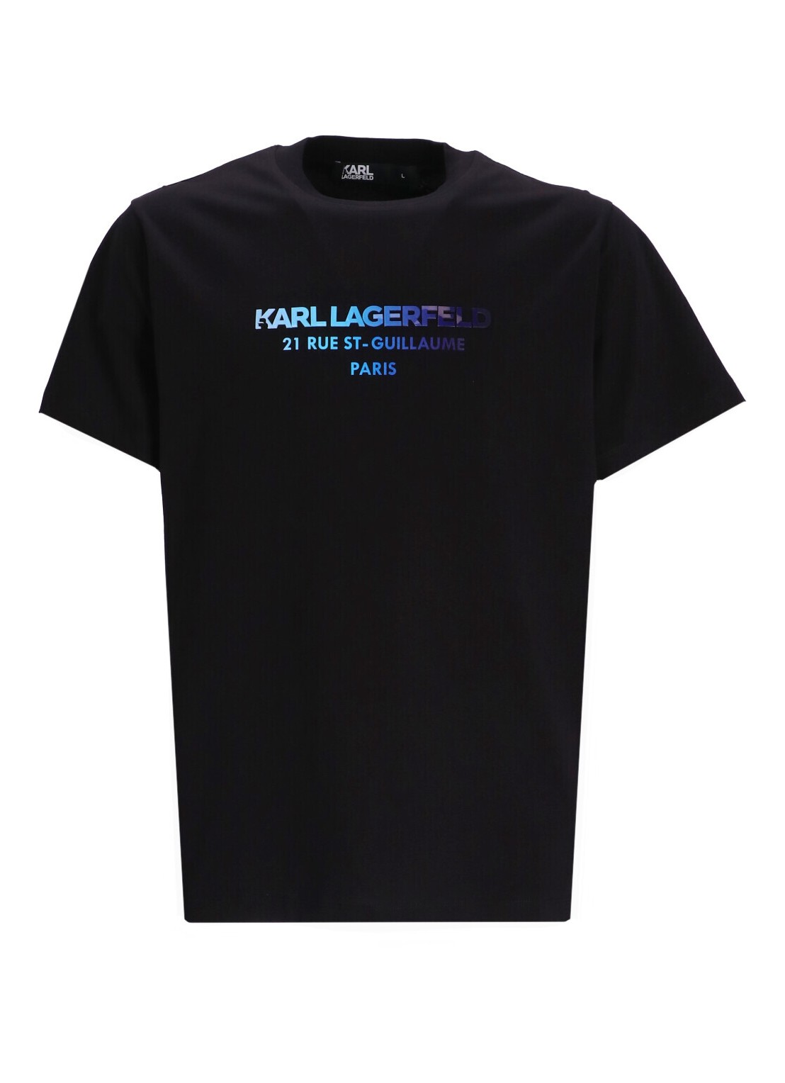 Camiseta karl lagerfeld t-shirt mant-shirt crewneck - 755062542241 990 talla L
 