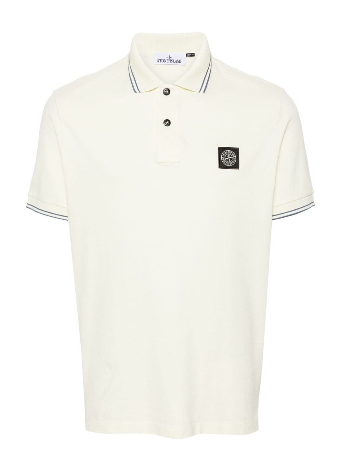 White stone island polo shirt clearance