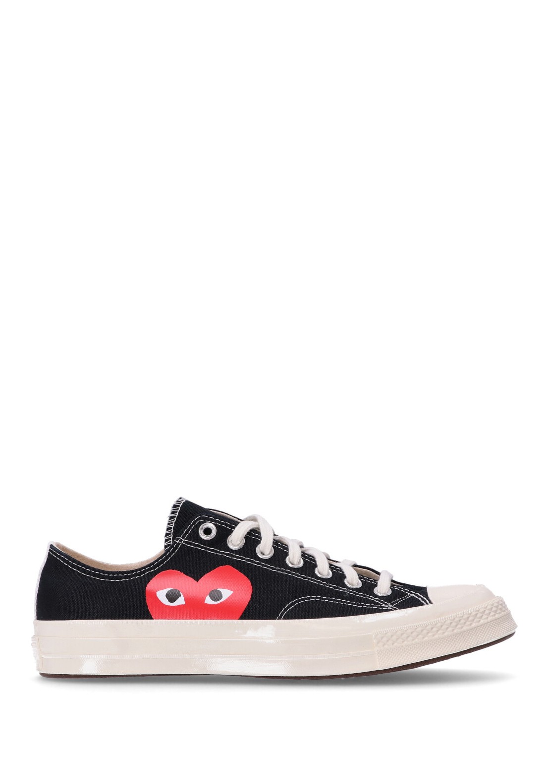 comme des garcons sneaker manbig heart ct70 low top shoes azk111001 black Talla 41.5