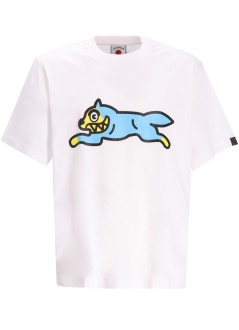 icecream t-shirt manrunning dog t-shirt - ic24236 white