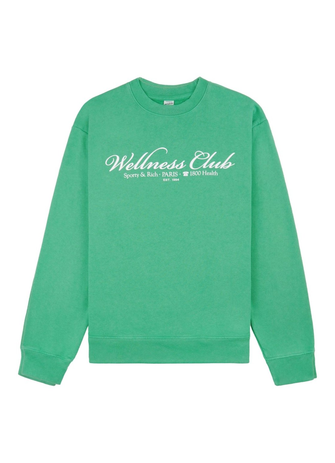 Sudadera sporty & rich sweater woman1800 health crewneck - ws067s405hv verde talla M
 