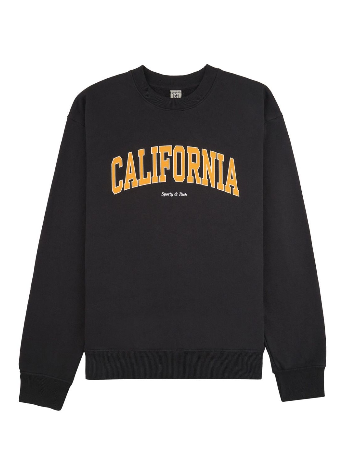 Sudadera sporty & rich sweater womancalifornia crewneck faded - ws067s405cf faded black talla M
 