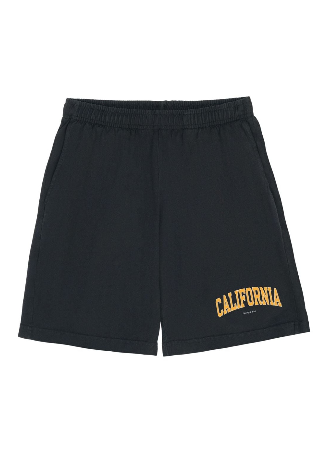 Pantalon corto sporty & rich short pant womancalifornia gym shorts faded - sh021s405cf faded black t