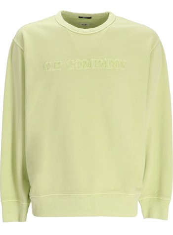 COTTON DIAGONAL FLEECE LOGO SWEATSHIRT