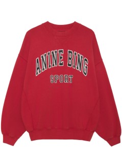 anine bing sudadera mujer jaci sweatshirt anine bing - a085296610 red