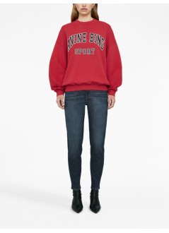 anine bing sudadera mujer jaci sweatshirt anine bing - a085296610 red