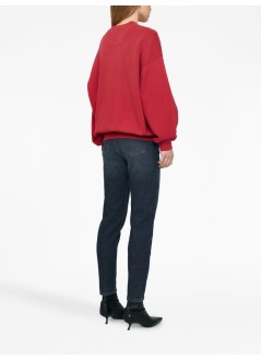 anine bing sudadera mujer jaci sweatshirt anine bing - a085296610 red
