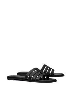 tory burch flat shoe womanines cage slide - 158616006 006