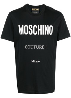 moschino couture camiseta hombre organic cotton jersey - 07075241 a1555