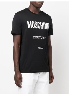 moschino couture camiseta hombre organic cotton jersey - 07075241 a1555