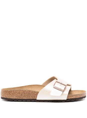 birkenstock flat shoe womancatalina bf - 1026631 graceful pearl white