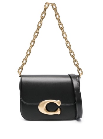 coach crossbody womanluxe refined calf idol bag - cm557 b4 bk