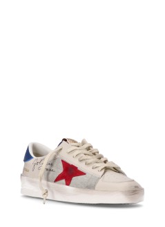 golden goose sneaker manstardan nylon and leather upper suede star leather heel - gmf00333f006177 10317