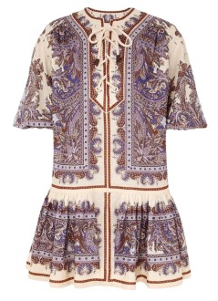 zimmermann dress womanottie eyelet mini dress - 1293dss242 ppsly
