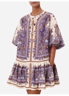 zimmermann dress womanottie eyelet mini dress - 1293dss242 ppsly