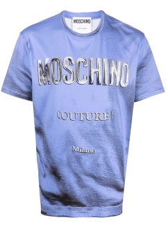 moschino couture t-shirt mant-shirt - 07310240 a2283
