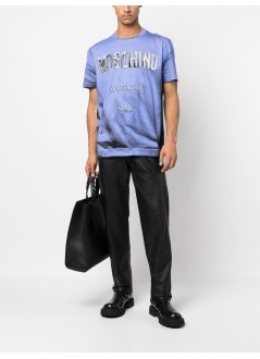 moschino couture t-shirt mant-shirt - 07310240 a2283