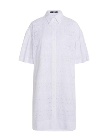 sslv embroidery shirt dress