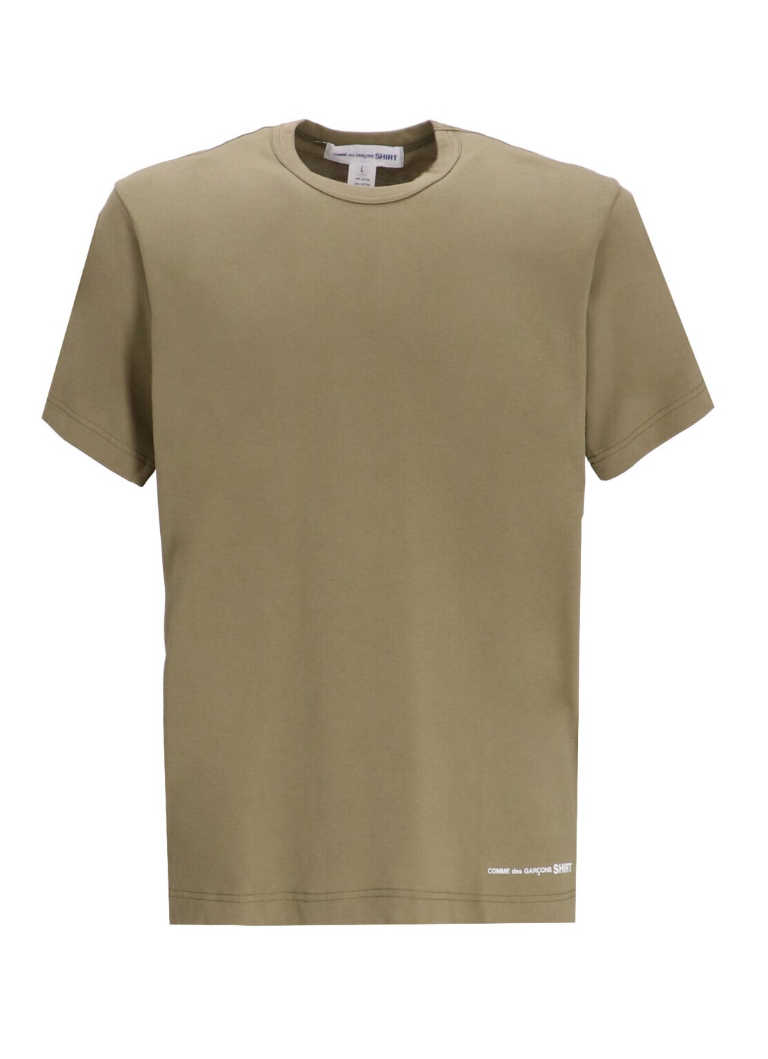 Comme des garcons t shirt olive deals