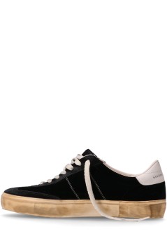 golden goose sneaker mansoul-star  velvet upper suede hf tongue leather heel - gmf00464f005055 90415
