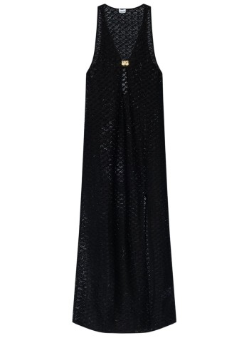 Mesh Lace Long Dress