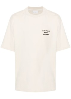 drôle de monsieur t-shirt manle t-shirt slogan - permts203co002mt mastic