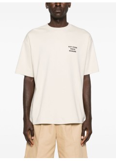 drôle de monsieur t-shirt manle t-shirt slogan - permts203co002mt mastic