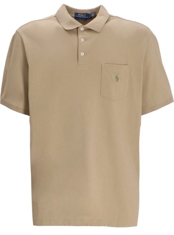 polo ralph lauren polo hombre sskcpktm1-short sleeve-polo shirt - 710941533010 classic khaki