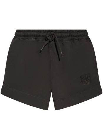 ganni pantalon corto mujer light isoli elasticated shorts - t3957 252