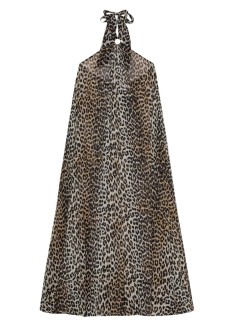 Light Chiffon Halterneck Long Dress