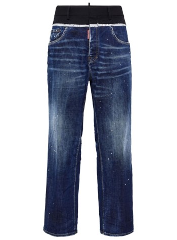 dsquared pantalon jeans hombre cut off loose fit jean - s74lb1508s30664 470
