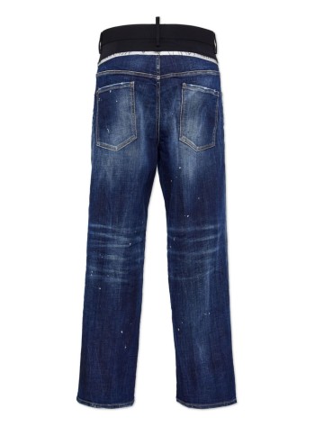 dsquared pantalon jeans hombre cut off loose fit jean - s74lb1508s30664 470 2